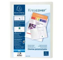 Carpeta Exacompta de presentación personalizable polipropileno flexible Krea Cover® Grosor : 4/10e - A4