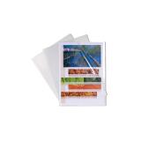 Sachet de 10 pochettes coin polypropylène rigide haute résistance 20/100e - A3 vertical - Cristal