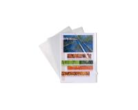 Sachet de 10 pochettes coin polypropylène rigide haute résistance 20/100e - A3 vertical - Cristal