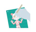 Creative box, Decalco Mania, Human body - Multicolour