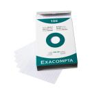 Exacompta Pack 100 Record Card 10x15cm Lined White - White