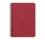 Clairefontaine Nomaddict Notebook - 9x14cm - Lined - 50 Sheets - 90gsm - Wirebound - Red