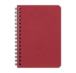 Cahier reliure intégrale Age Bag 9x14 100 pages ligné - Rouge
