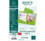 Rocks Double Pocket Folder A4 210gsm, Pk 25