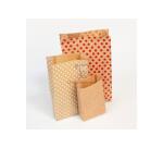 Sach. x50 poch. Kraft,11x21+5cm coeur - Kraft