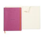 Rhodiarama cahier souple A4+ 160 pages ligné papier ivoire 90g - Lilas