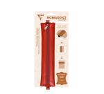 Trousse plate en cuir à élastique Age Bag 20x4,5 cm - Rouge
