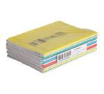 Cahier piqué 8000 POLYPRO 17x22 cm 96 pages petits carreaux 90 g - Assortis
