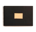 Clairefontaine Kraft Spiral Sketchbook - A5 - 60 Sheets - 90gsm - Black