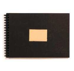 Kraft blok spiraal bovenaan 60 blad 90g A5 (14,8x21cm) - Zwart
