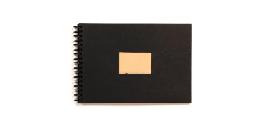 Kraft album spiralé 60F A5 90g - Noir