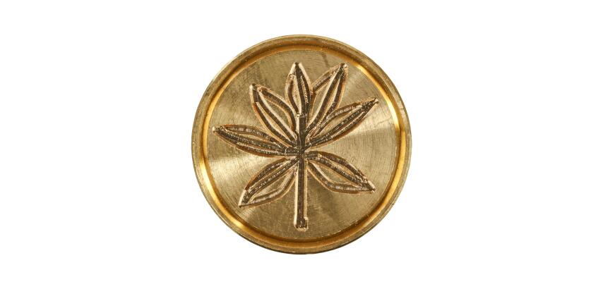 PASTILLE LAITON SUR BROCHE 24mm