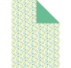 DECORATIV', Paquet de 25 feuilles 160g/m2 au format 21x29,7cm - Fraîcheur citron 4 - Multicolore