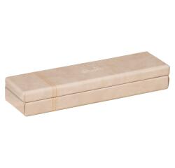 Rhodiarama plumier simili cuir italien 21x5,5x3 cm - Beige