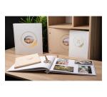 Livre d'or 100 pages tranche or Ringflower