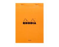 Bloc agrafé Rhodia N°16 14,8x21 cm 80 feuillets uni 80g - Orange