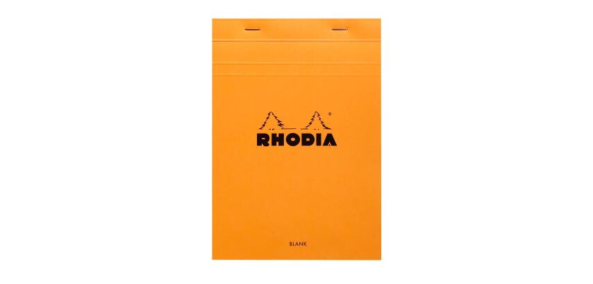 Bloc agrafé N°16 A5 80 feuilles unies 80 g - Orange
