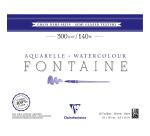Fontaine bloc collé 4 côtés 25F 24x30cm 300g grain demi-satiné
