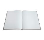 Gastenboek 100 pagina's zilveren randen Ellipse