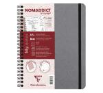 Clairefontaine Nomaddict My Notes Notebook - A5+ - Lined - 90gsm - Grey