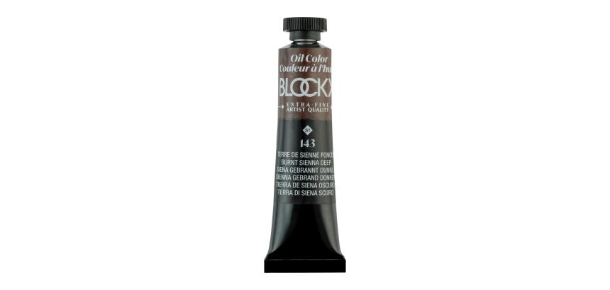 Peinture à l'huile extra-fine tube 20ml - Terre de Sienne foncée