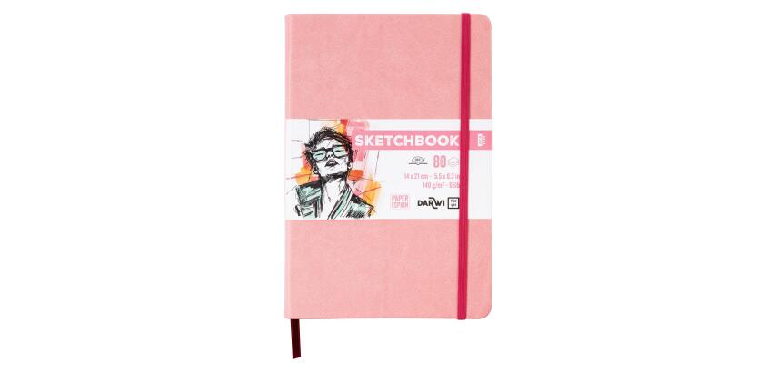 DFY Sketchbook 14x21 80F 140g - Rose pâle