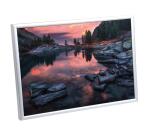 Cornice portafoto con profilo in alluminio A4 - Argento
