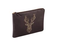 BLACK FOREST Universal Pouch 27x19 cm, Deer - Black and Gold