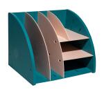 Bureau-organizer The Organizer Skandi - pacifisch blauw / nude