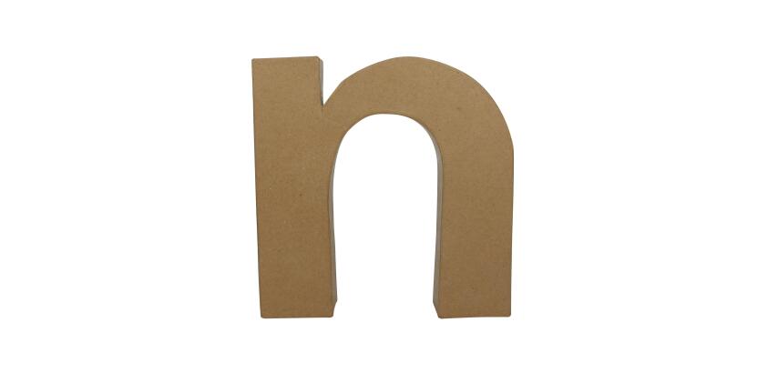 Lettre N fantaisie - Kraft