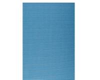 CARTON ONDULÉ, Paquet de 10 feuilles moyenne cannelure 300g/m2 au format 50x70cm - Bleu France