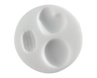 Cernit moule en silicone ø 7 cm Macarons - Blanc