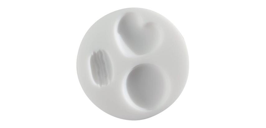 Cernit moule en silicone ø 7 cm Macarons - Blanc