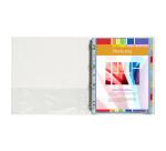 Classeur PP personnalisable Kreacover - 4 anneaux en D 20mm - A4 maxi - Blanc