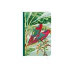 Jungle harmony, Notebook brochure 9 x 14 cm, 144 pages, lined, assorted - With patterns