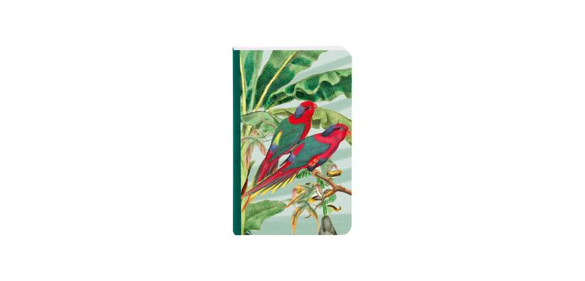 Jungle harmony, Carnet brochure 9 x 14 cm, 144 pages, ligné, ass. - A motifs