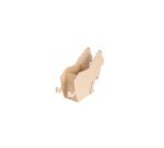 Lion pencil pot 20x5x14cm - Kraft