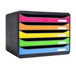 Cassettiera Big Box Plus horizon 5 cassetti Glossy