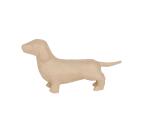 Décopatch Dachshund Figurine - 27.5x7x15.5cm - Kraft