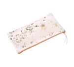 Clairefontaine COSMICUIR Suede Flat Pencil Case - 22x11cm - Golden