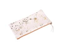 COSMICUIR DAIM Trousse plate 22x11cm - Doré