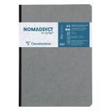 Carnet brochure Age Bag A5 192 pages petits carreaux - Gris