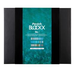 BLOCKX Wooden Box of 36 Soft Pastels - Marine