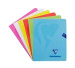 Clairefontaine cahier mimesys pour ft A5, 72 pages, couverture en PP, quadrillé 5 mm, couleurs assorties