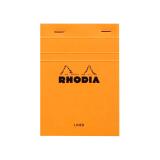 Bloc agrafé N°13 A6 80 feuilles lignées 80 g - Orange