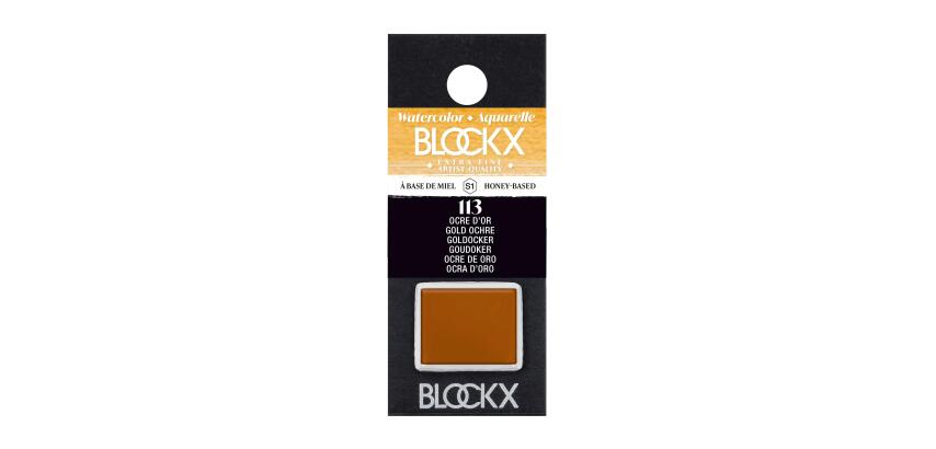 Aquarellfarbe, Ockergold - 1/2 Näpfchen 1,5ml - Ockergold