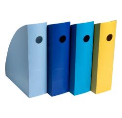 Set mit 4 Stehsammlern MAG-CUBE, Bee Blue - Farben sortiert