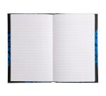 Carnet Marbre 170x110, 192 pages lignées - Bleu