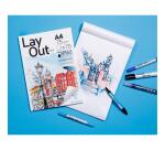 Layout bloc collé 70F A3 70g