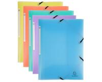 Exacompta Chromaline Pastel Elasticated Folder (3-Flap PP) A4